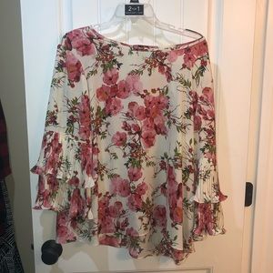 Cato Floral Top Size XL worn once